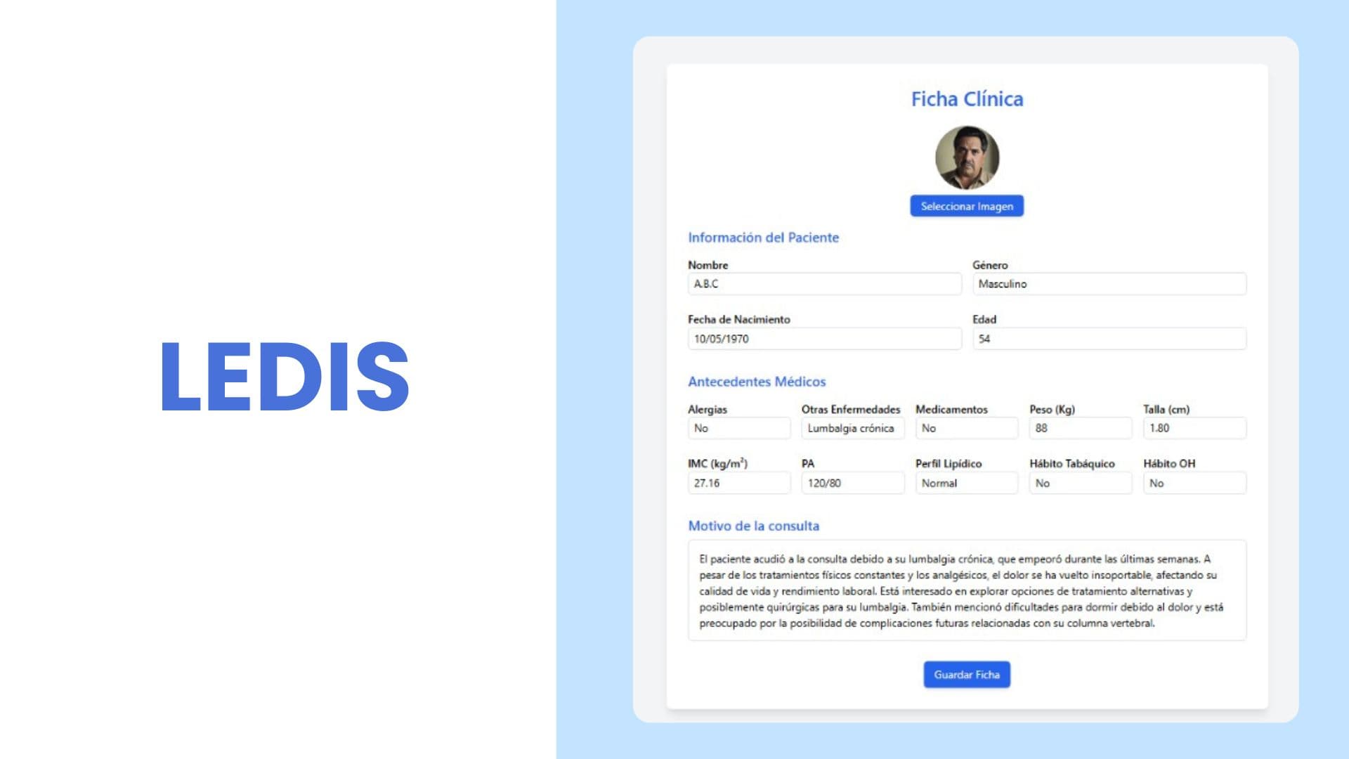 LEDIS – Herramienta educativa para sesgo clínico