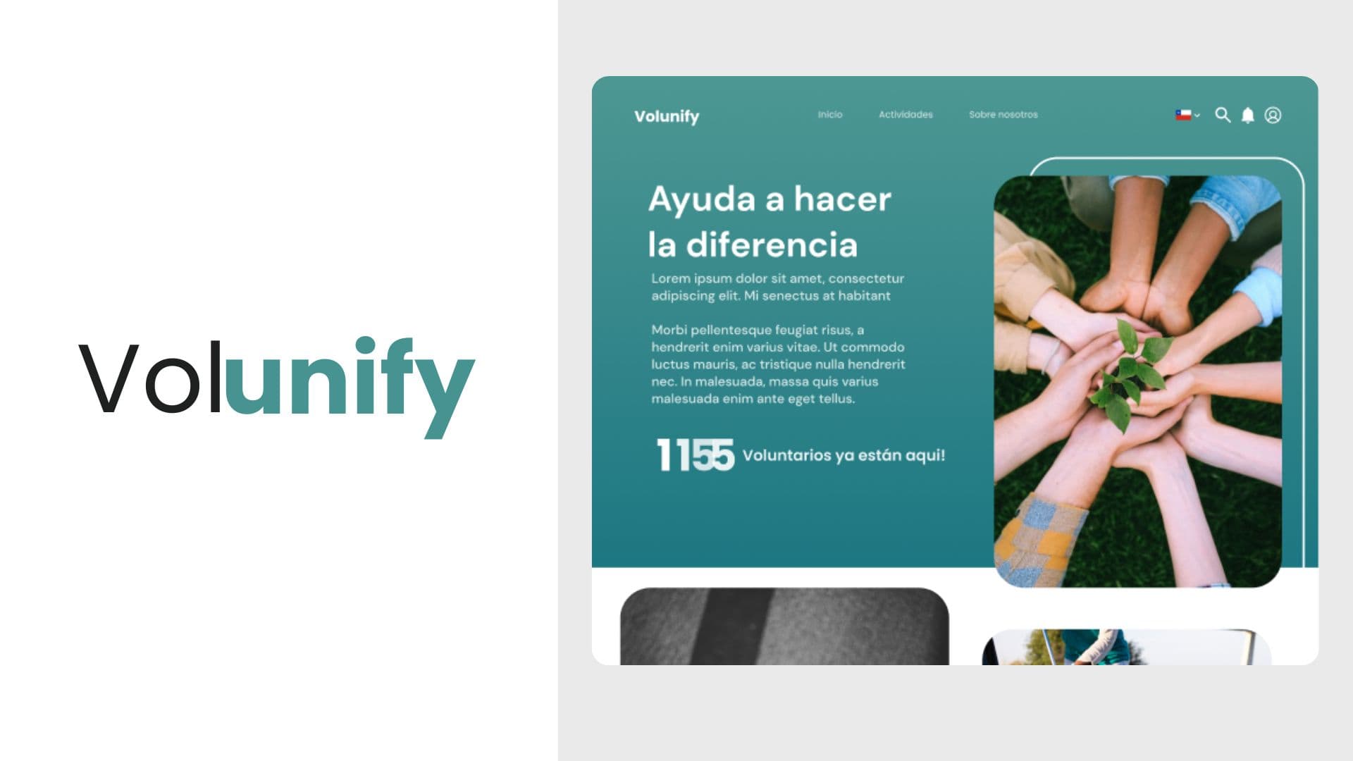 Volunify – Plataforma de gestión de voluntariado